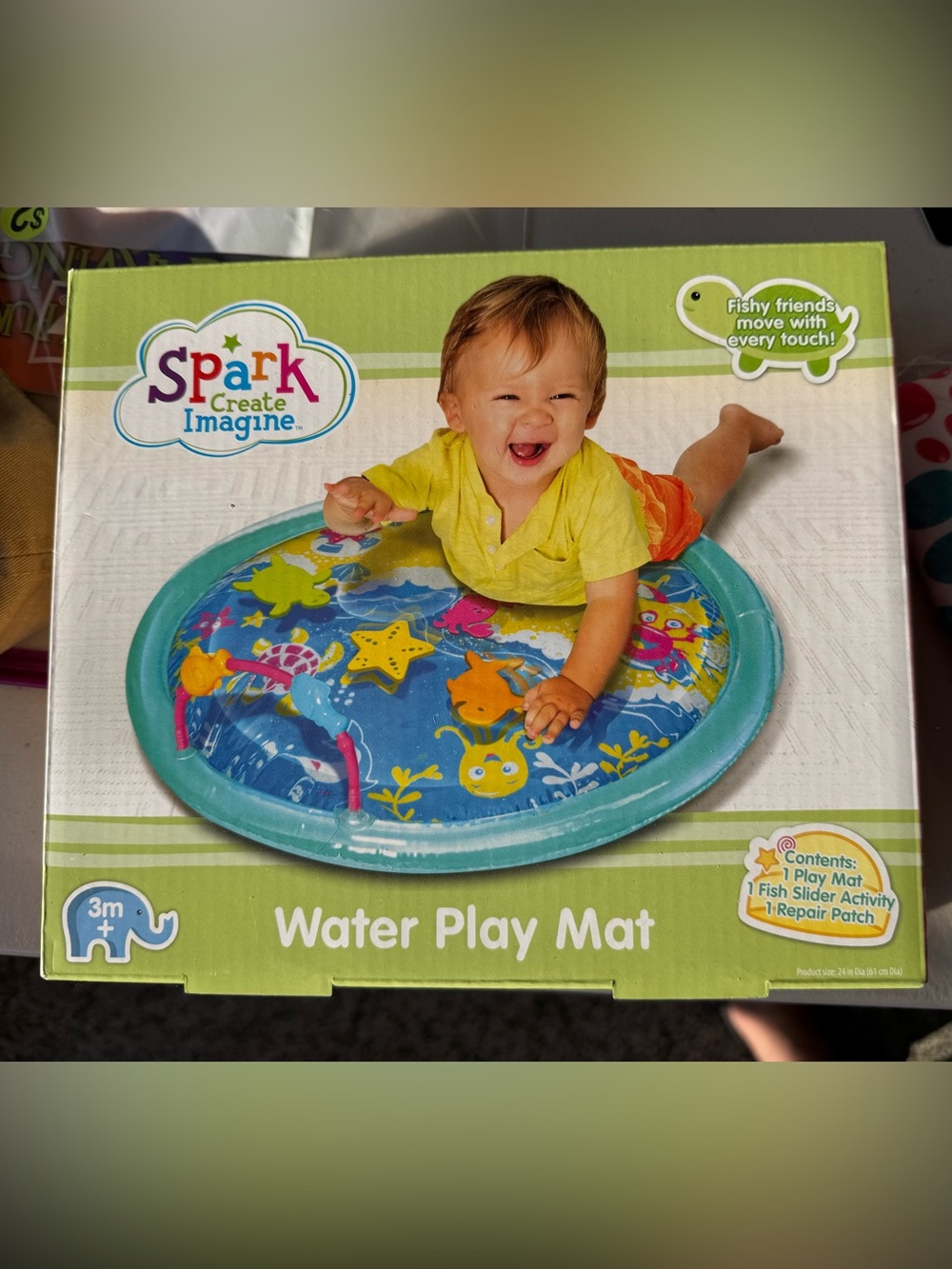 Blue Water Play Mat for Kids